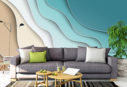 Fototapeta 3d relief vlny 2028
